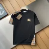 Bestseller Burberry Kurzarm Schwarz Baumwolle Vintage Kollektion