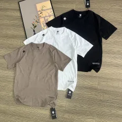 Luxus-Kurzarmhemden von Descente aus der White Jersey Kollektion