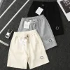 Hochwertige Moncler Shorts Schwarz Bestickt Luxus