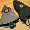 Premium Stone Island Hut Schwarz Atmungsaktive Kollektion