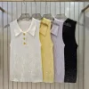 Hochwertige Gucci Weste Gold Strick Jacquard Kollektion