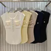 Premium Balmain Weste im gelben Strickstil