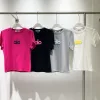 Hochwertiges Alo Kurzarm Schwarz Print Luxus