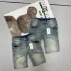 Premium Qualität Thom Browne Shorts Blue Denim Klassischer Stil