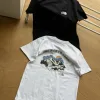 Premium Qualität The North Face Kurzarm-Kollektion aus schwarzer Baumwolle mit Print