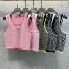 Luxus Chanel Weste Pink Strick Jacquard Stil
