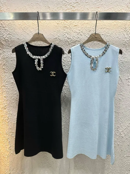 Bestseller Chanel Weste Schwarz Strick Kollektion