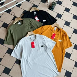 Premium Helly Hansen Kurzarm Schwarz Nylon Klassischer Stil