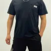 Premium Helly Hansen Kurzarmhemd aus schwarzem Nylon, klassische Kollektion