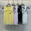 Bestseller Chanel Weste Gelb Strick Jacquard Luxus