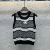 Premium Chanel Weste Strick bestickt Kollektion