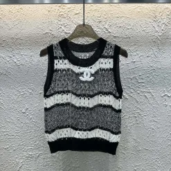 Premium Chanel Weste Strick bestickt Kollektion
