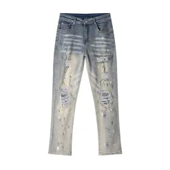 Hochwertige Ami Hose Denim Washed Luxury