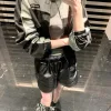 Premium Miu Miu Shorts Schwarzes Logo Luxus
