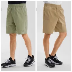 Luxuriöse Shorts von The North Face im bestickten Stil aus schwarzem Nylon