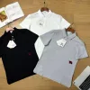 Premium Burberry Kurzarm Schwarz Atmungsaktiver Stil