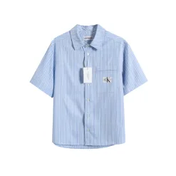 Hochwertige Calvin Klein Langarm Baumwolle Casual Luxury