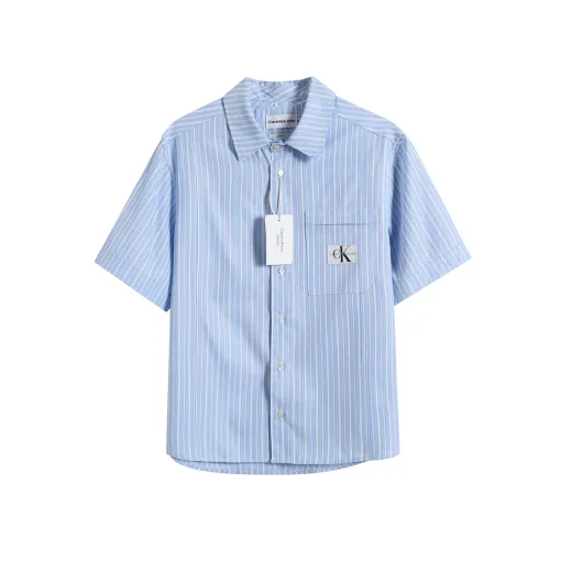 Hochwertige Calvin Klein Langarm Baumwolle Casual Luxury