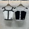 Luxus-Hosenträger aus weißer Strickstickerei von Chanel