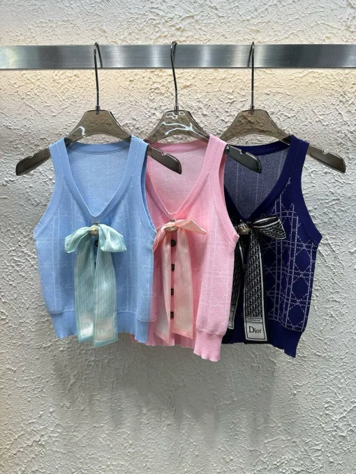 Hochwertige Dior Weste im Sky Knit Style