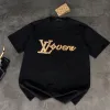 Meistverkaufte Louis Vuitton Kurzarmhemd Schwarz Baumwolle Atmungsaktiv Luxus