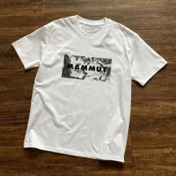 Luxus Mammut Kurzarmhemd Navy Baumwolle Atmungsaktiv Kollektion