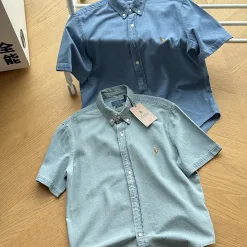 Hochwertige Ralph Lauren Kurzarm-Denim-Logo-Kollektion