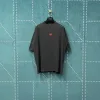 Premium Qualität Balenciaga Kurzarm Schwarz Baumwolle Stickerei Luxus