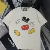 Premium Gucci Kurzarm Beige Print Style