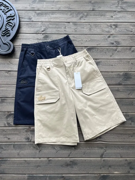 Premium Qualität Lacoste Shorts Navy Baumwolle Casual Luxury