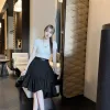 Premium Prada Rock Schwarze Logo Kollektion