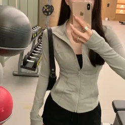 Hochwertige Lululemon Sonnenschutzkleidung Weiße Seide Atmungsaktiv Luxus