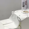 Luxuriöse Fila Kurzarmhemden aus schwarzer Seide, Casual Collection