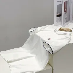 Luxuriöse Fila Kurzarmhemden aus schwarzer Seide, Casual Collection
