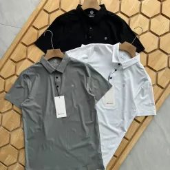 Premium Lululemon Kurzarm Schwarz Casual Style