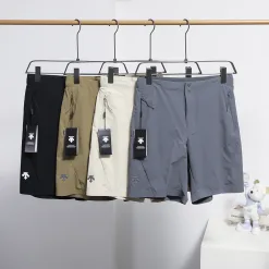 Premium Descente Shorts Schwarz Atmungsaktive Kollektion