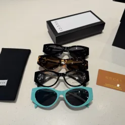 Bestseller Gucci Sonnenbrille Schwarz Modern Luxus