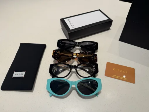 Bestseller Gucci Sonnenbrille Schwarz Modern Luxus