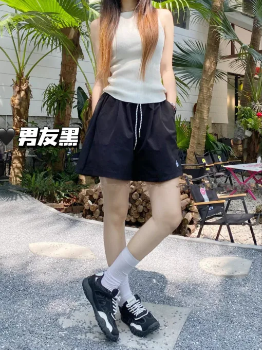 Premium Alo Shorts Navy Luxus