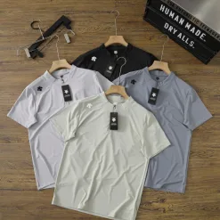 Premium Qualität Descente Kurzarm Schwarz Sporty Kollektion