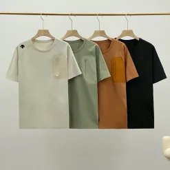 Bestseller Descente Kurzarm-Freizeitkollektion aus schwarzer Seide