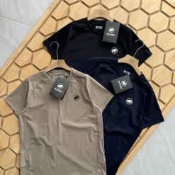 Bestseller Mammut Kurzarmhemden Schwarz Elegante Kollektion