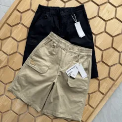 Hochwertige Lacoste Shorts aus schwarzer Baumwolle, Casual Collection