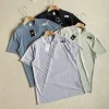Luxus Helly Hansen Kurzarmhemden Grau Seide Casual Luxury