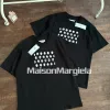 Premium Margiela Kurzarm Schwarz Baumwolle Stil