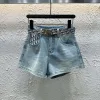 Hochwertige Dior Shorts im weißen Denim-Monogramm-Stil