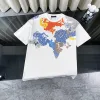 Hochwertiges Kurzarmhemd von Louis Vuitton aus der Navy Cotton Print Kollektion