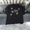 Premium Louis Vuitton Kurzarmhemd Schwarz Baumwolle Logo Luxus