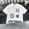 Bestseller Louis Vuitton Kurzarmhemd Schwarz Baumwolle Klassischer Stil