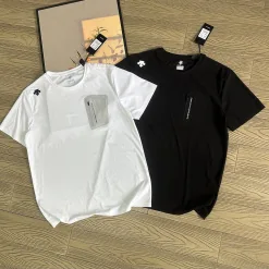 Hochwertige Descente Kurzarm Weiß Casual Luxury